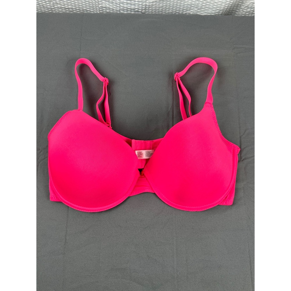 Juicy Couture Bra‎ 36D Pink Underwire Padded Heart Charm